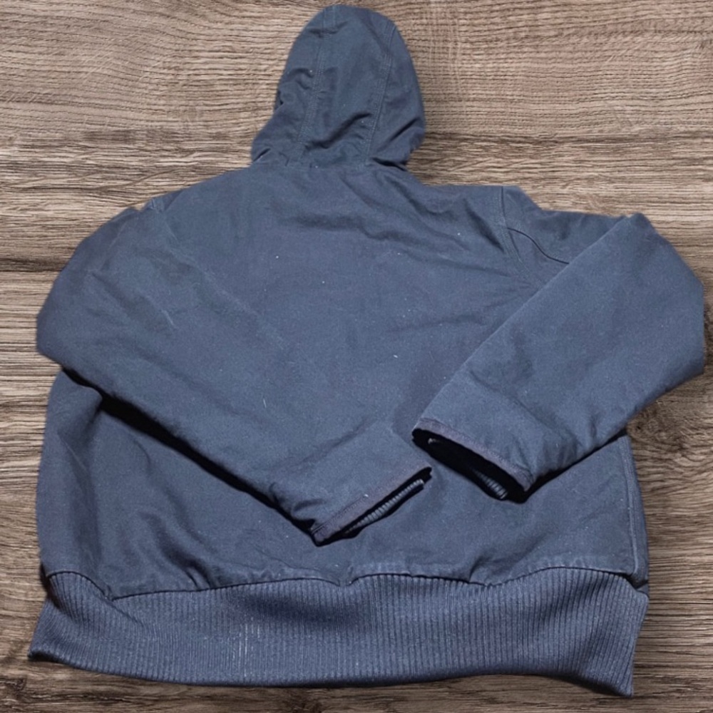 Carhartt Navy Blue Hooded jacket Size Large - Picture 4 of 6